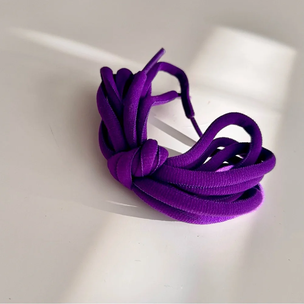 Purple Oval-Style Athletic Sneaker Shoelaces 44” NEW